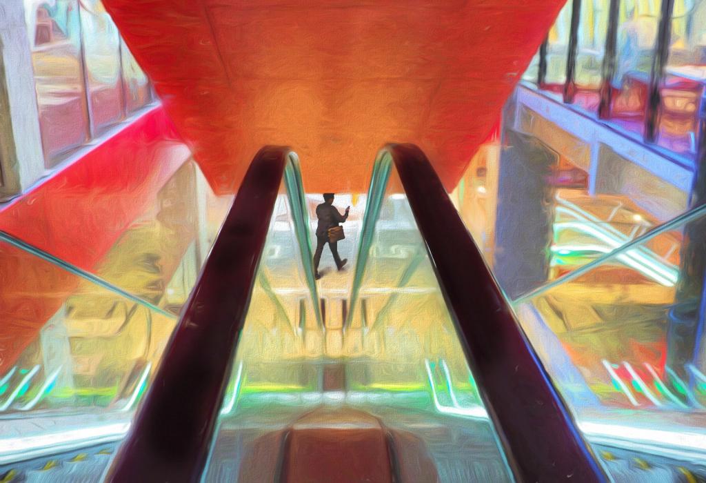 Escalators by Peter Hammer