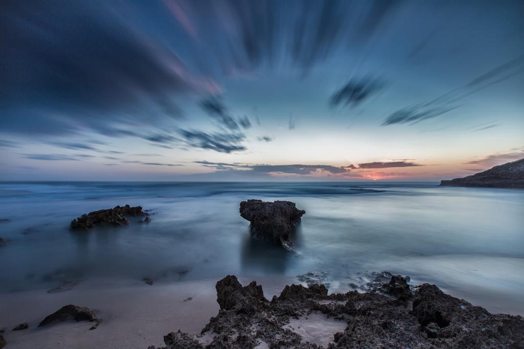 Sunset at Pearses Beach by Mark Sutton