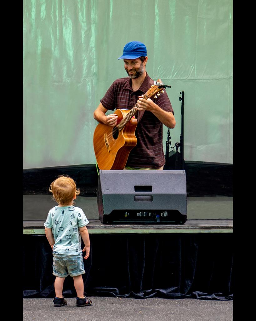 Young music lover by Gil Urquhart