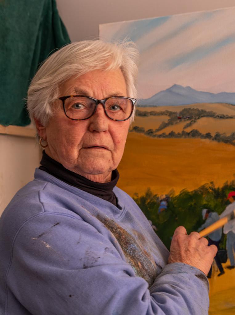 Artist Tina 1 by David Davidson